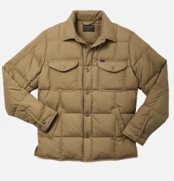 FILSON Lightweight Down Jac Shirt Tan< Blousons & Manteaux