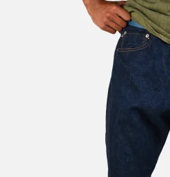 ORDINARY FITS Loose Ankle Denim Indigo< Jeans