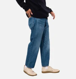 ORDINARY FITS Loose Ankle Denim Used Blue< Jeans