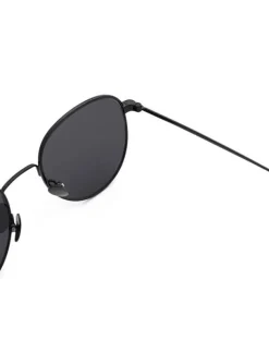MONOKEL EYEWEAR Lunettes de Soleil Rio Black - Solid Grey< Accessoires
