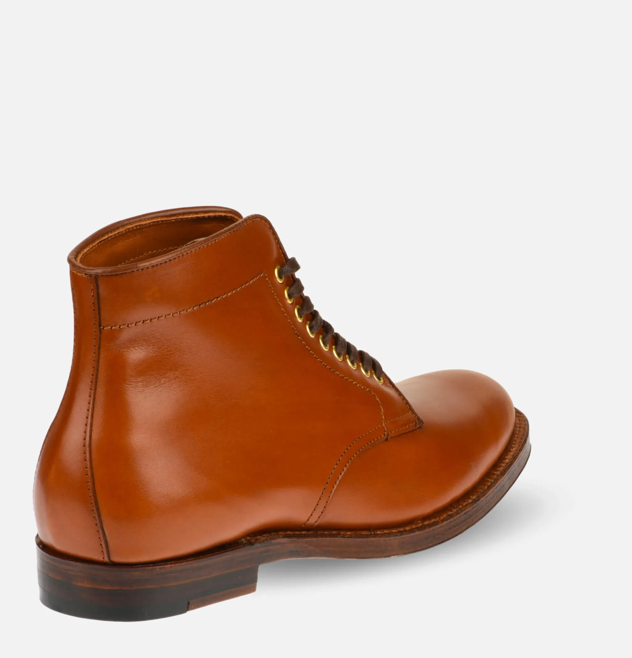 ALDEN SHOE CO M1811 - Plain Toe Blucher Tan<Homme Bottes