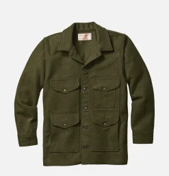 FILSON Mackinaw Cruiser Forest Green< Blousons & Manteaux