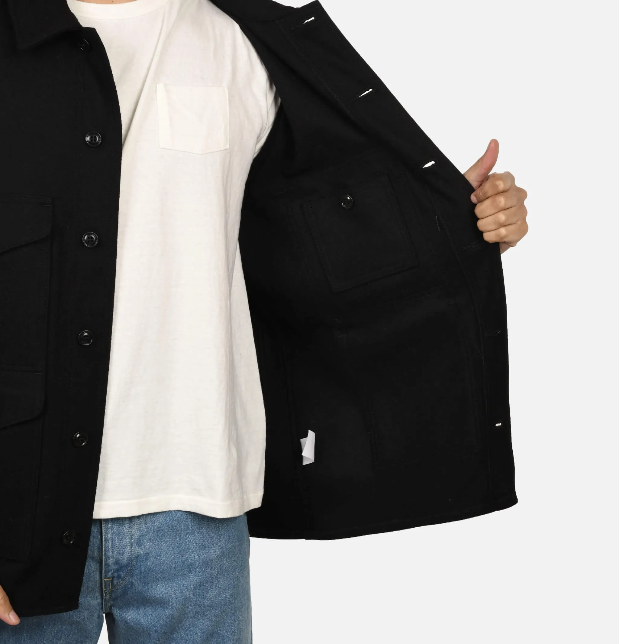 FILSON Mackinaw Cruiser Navy< Blousons & Manteaux