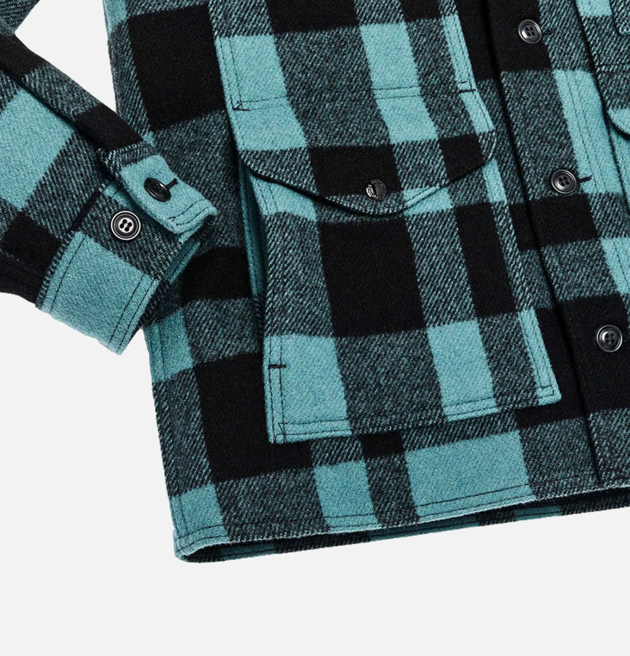 FILSON Mackinaw Cruiser Wool Faded Blue< Vestes