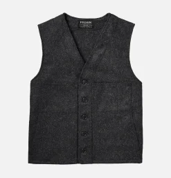 FILSON Mackinaw Wool Vest Charcoal< Vestes