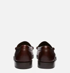 G.H. BASS Mocassin Larson Weejun Chocolate<Homme Mocassins