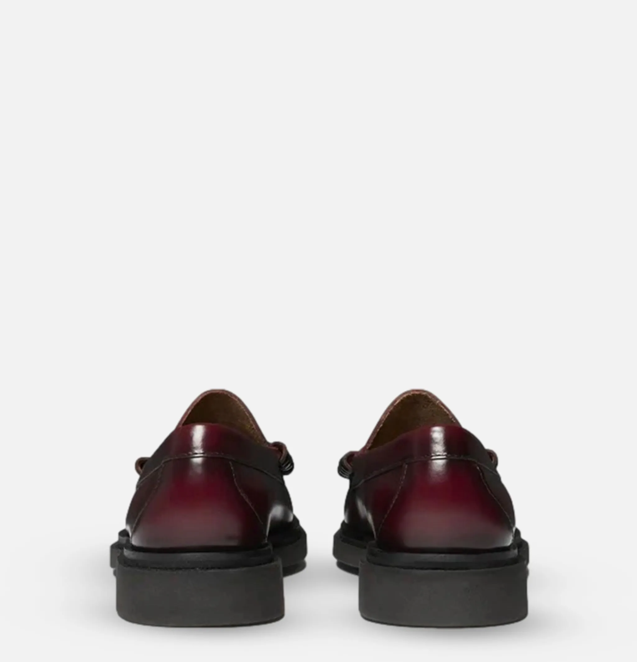 G.H. BASS Moccassin Weejun Step Larson Wine<Homme Mocassins