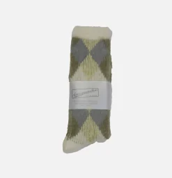 ANONYMOUS ISM Napping Jq Crew Socks Ivoire<Homme Chaussettes