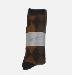 ANONYMOUS ISM Napping Jq Crew Socks Moss Brown<Homme Chaussettes