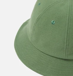 UNIVERSAL WORKS Naval Chapeau Canvas Birch Vert< Chapeaux & Casquettes