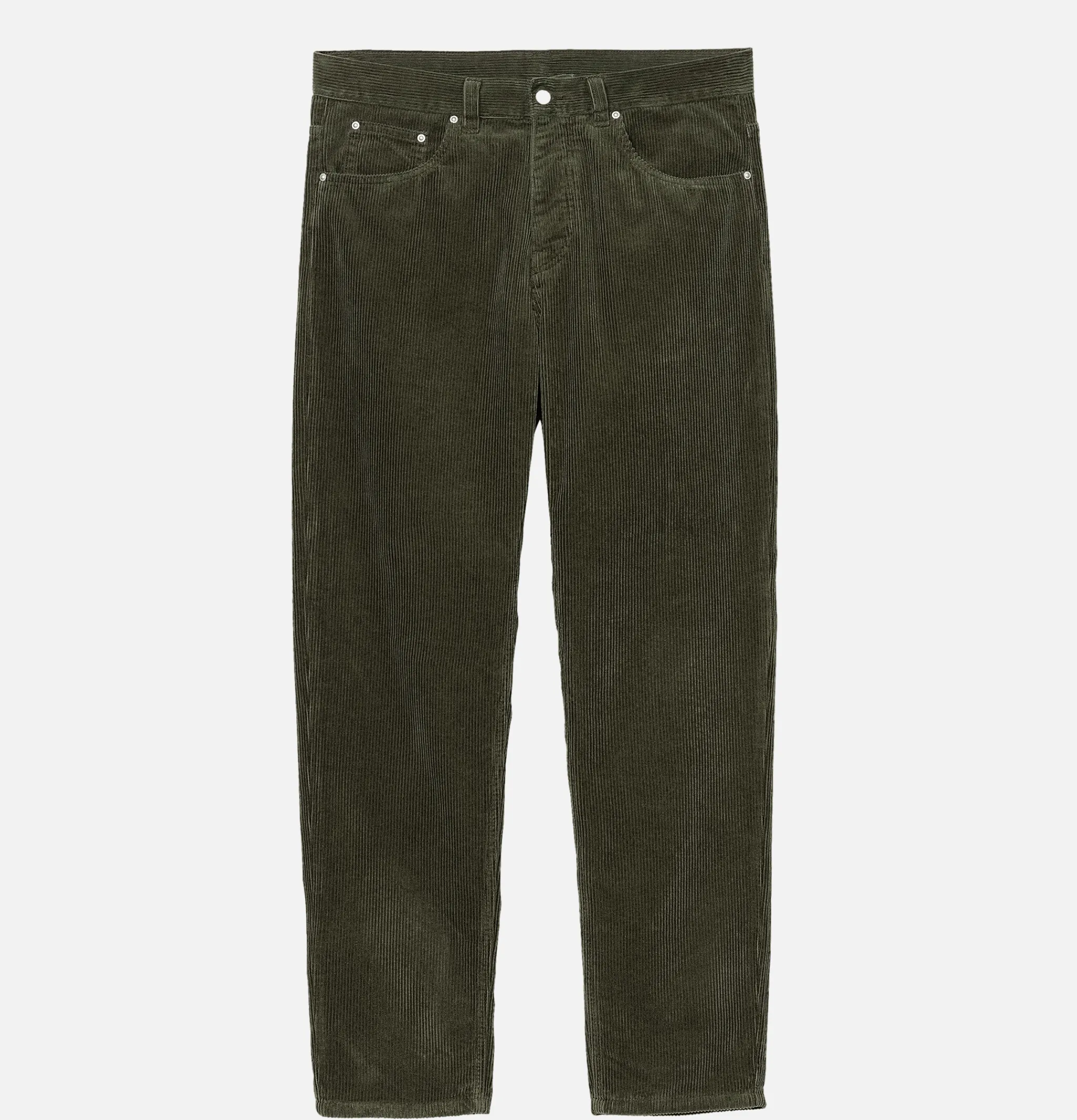 CARHARTT WIP Newel Pant Corduroy Office Green< Pantalons