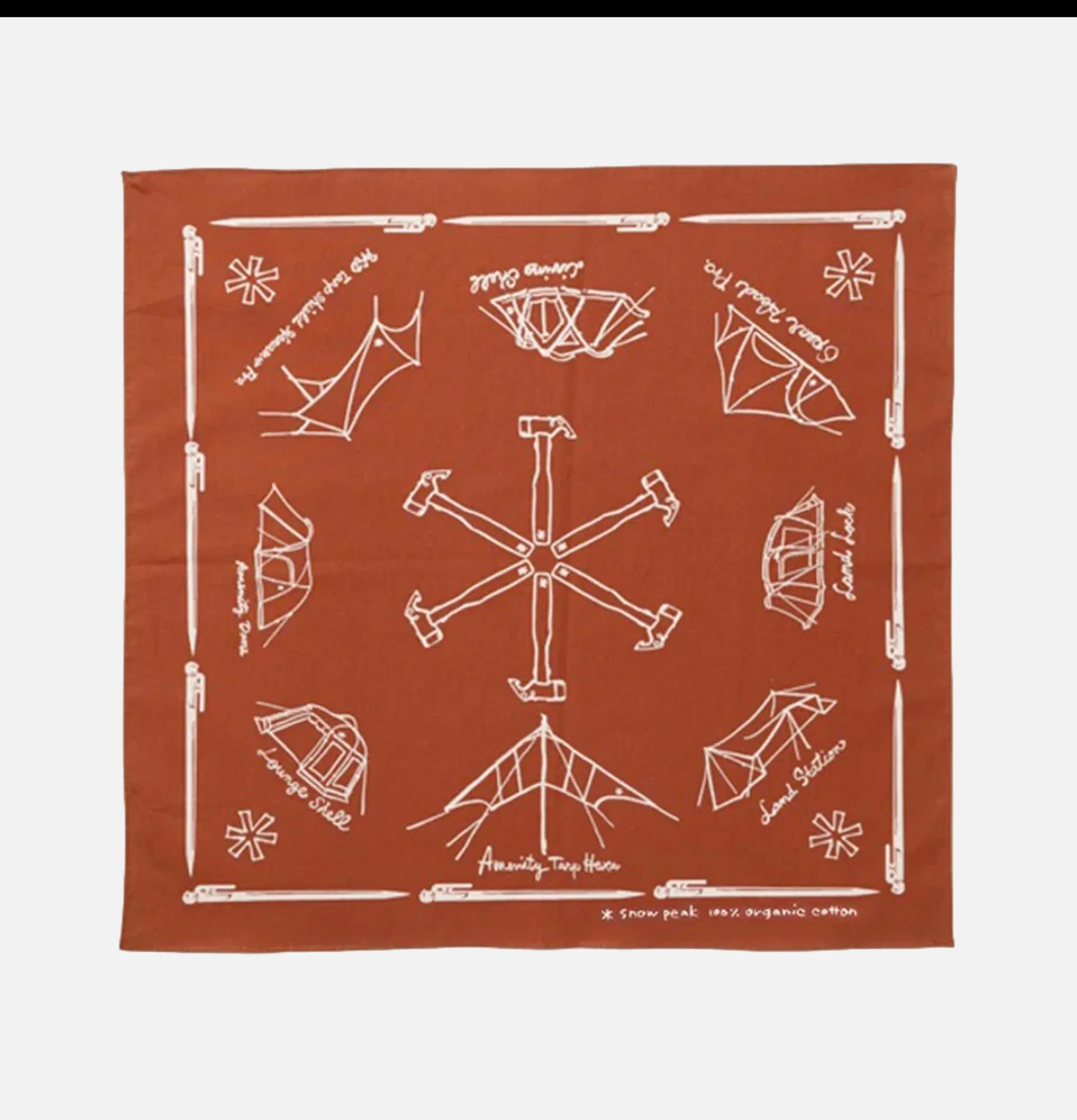 SNOW PEAK Noasobi Bandana Orange< Accessoires
