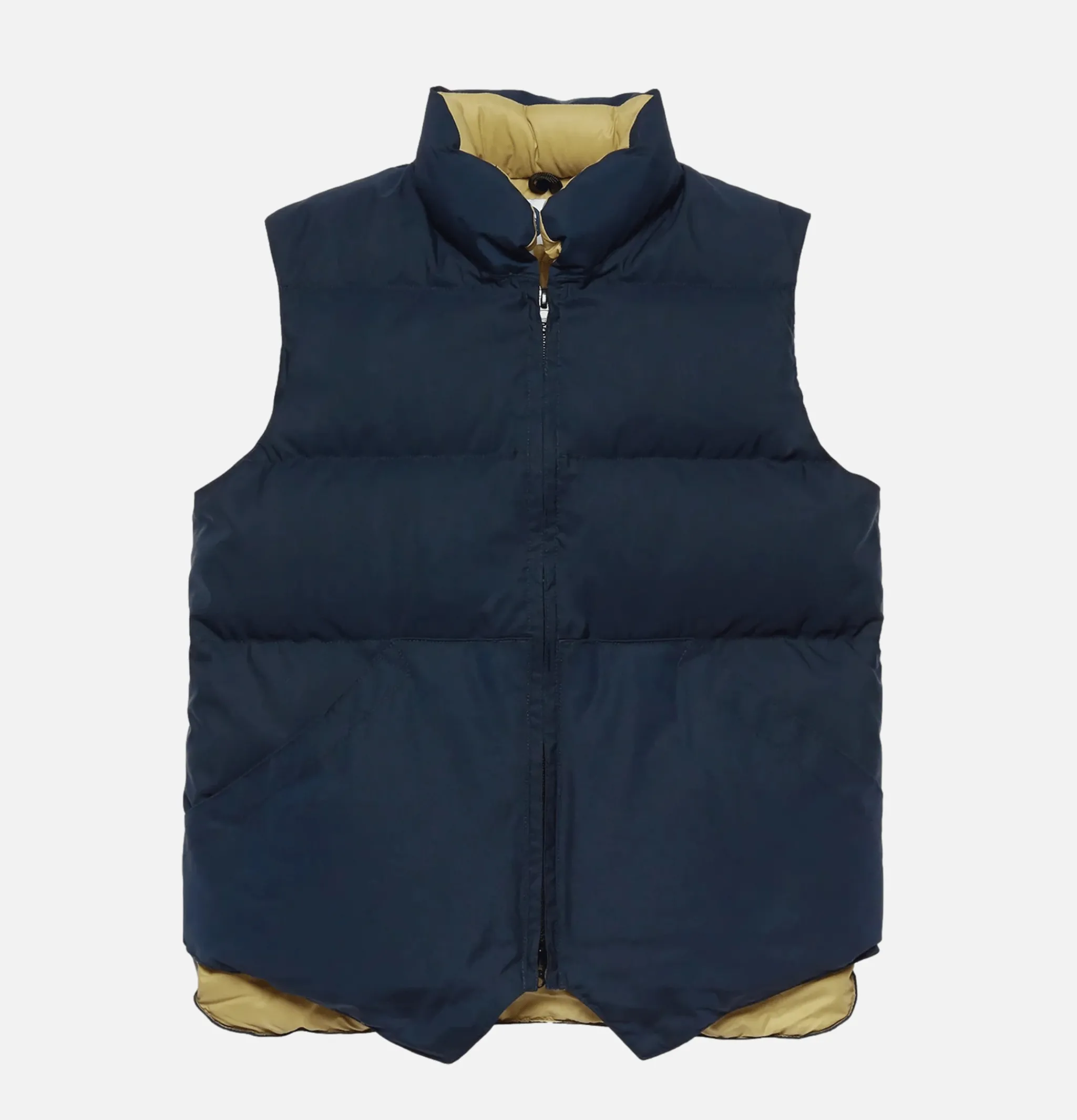 CRESCENT DOWN WORKS North by Northwest Vest Navy< Blousons & Manteaux