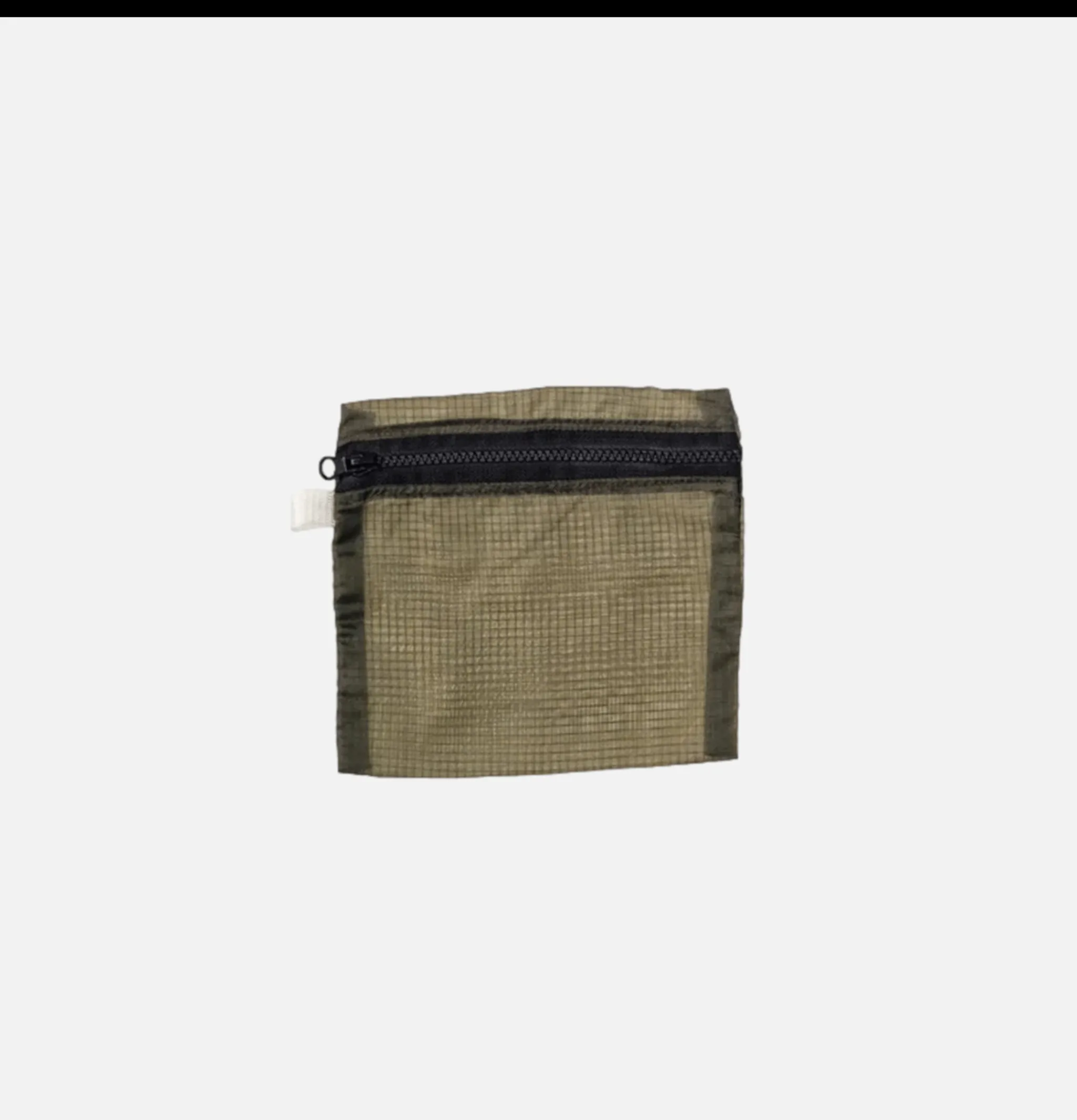 PUEBCO Nylon Fabric Pouch Medium Olive< Petite Maroquinerie