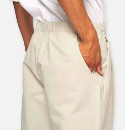 GOLDWIN One Tuck Ankle Pants Beige< Pantalons