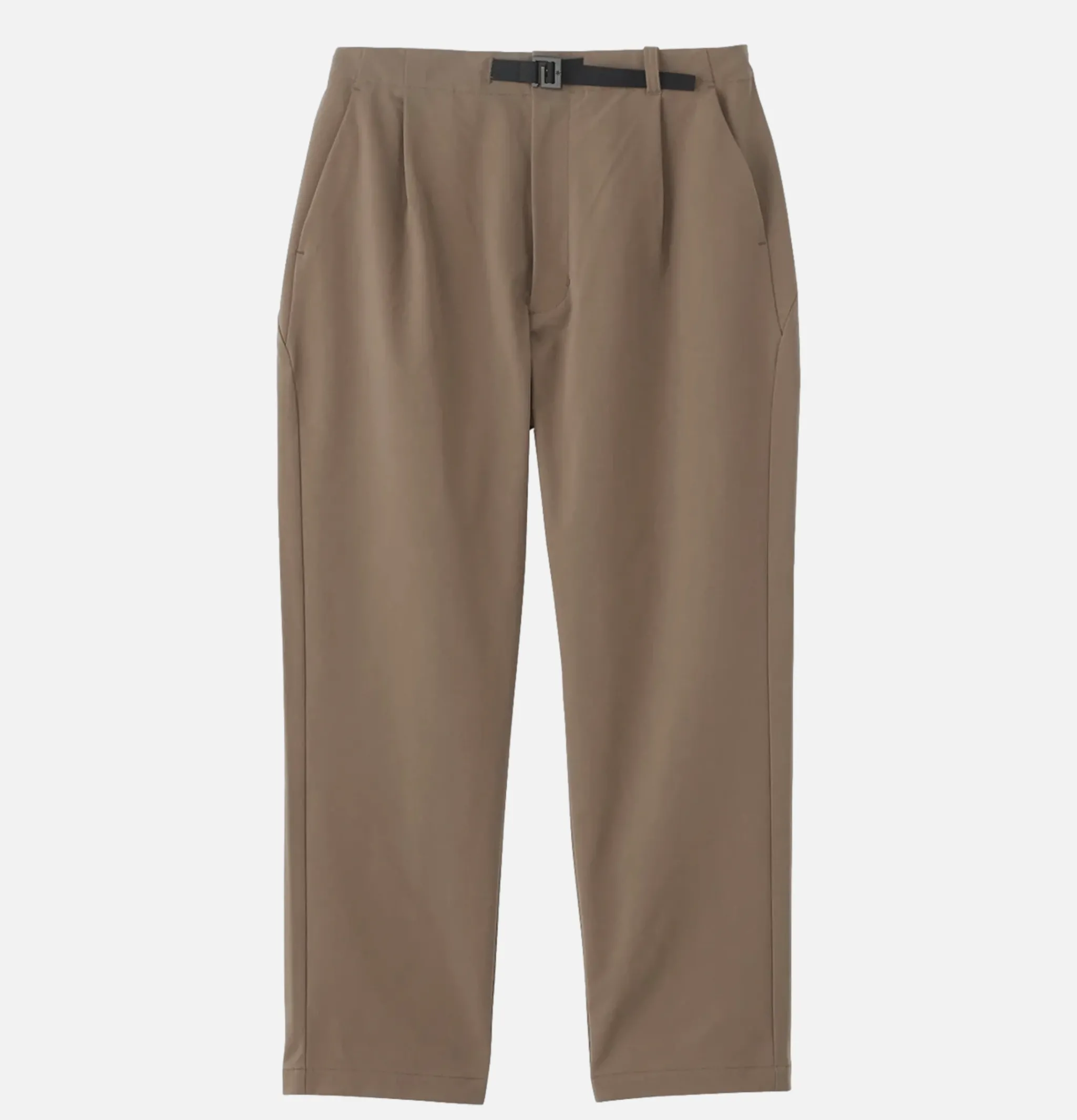 GOLDWIN One Tuck Stretch Pant Taupe Gr< Pantalons