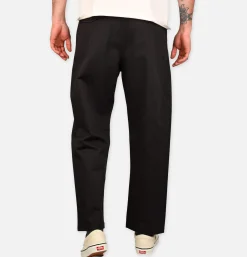 UNIVERSAL WORKS Pantalon Double Pleated Black< Chinos