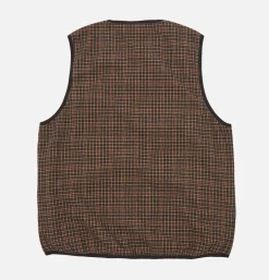 UNIVERSAL WORKS Parachute Liner Gilet Black Olive< Vestes