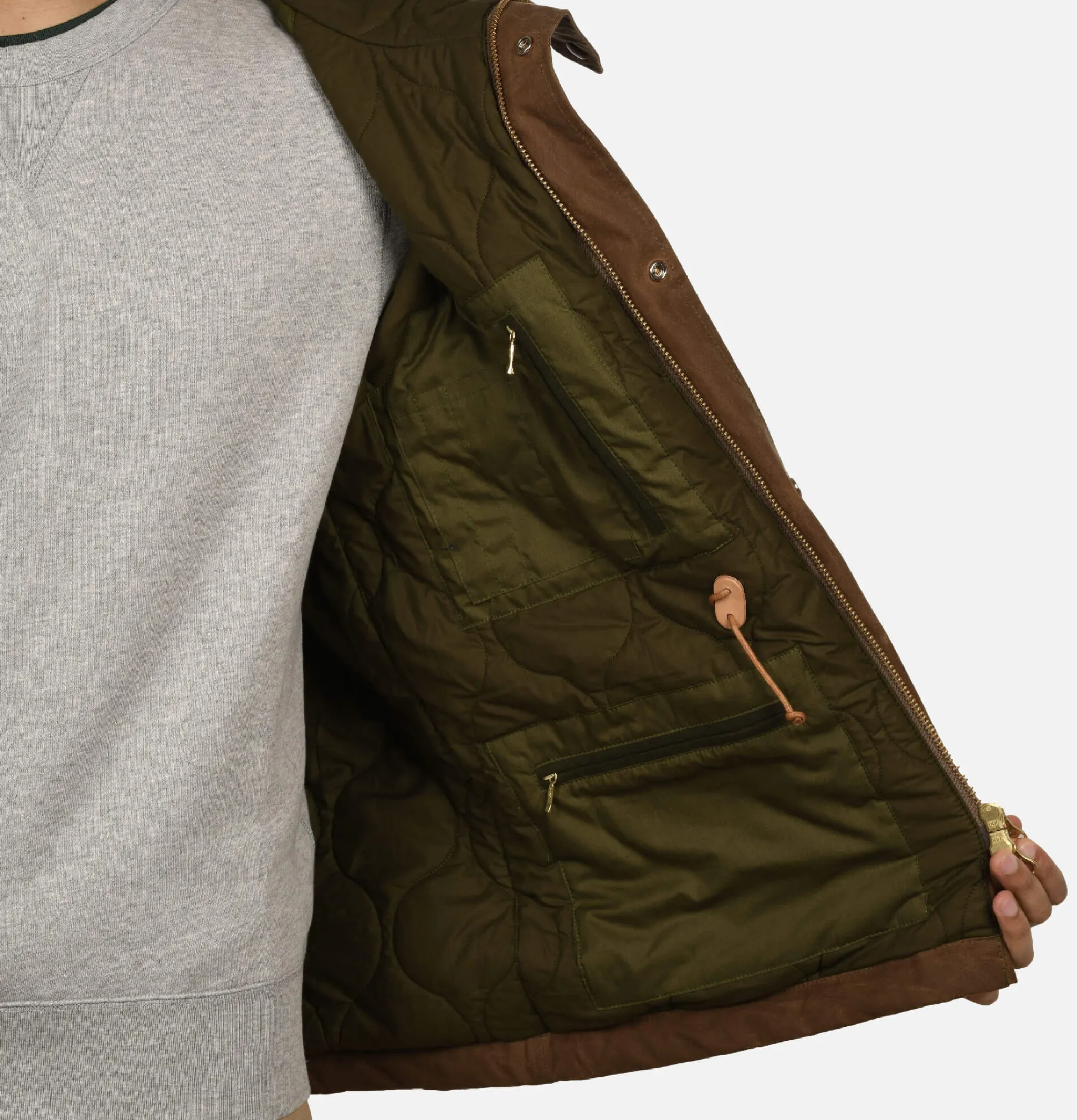 MANIFATTURA CECCARELLI Parka Fisherman Dark Tan< Blousons & Manteaux