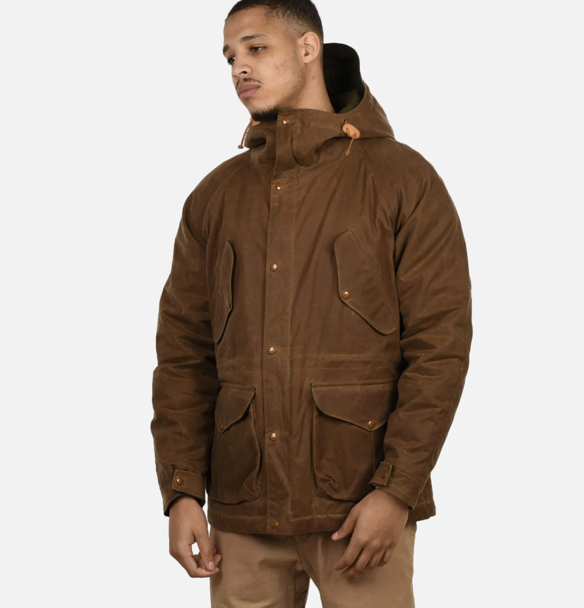 MANIFATTURA CECCARELLI Parka Fisherman Dark Tan< Blousons & Manteaux