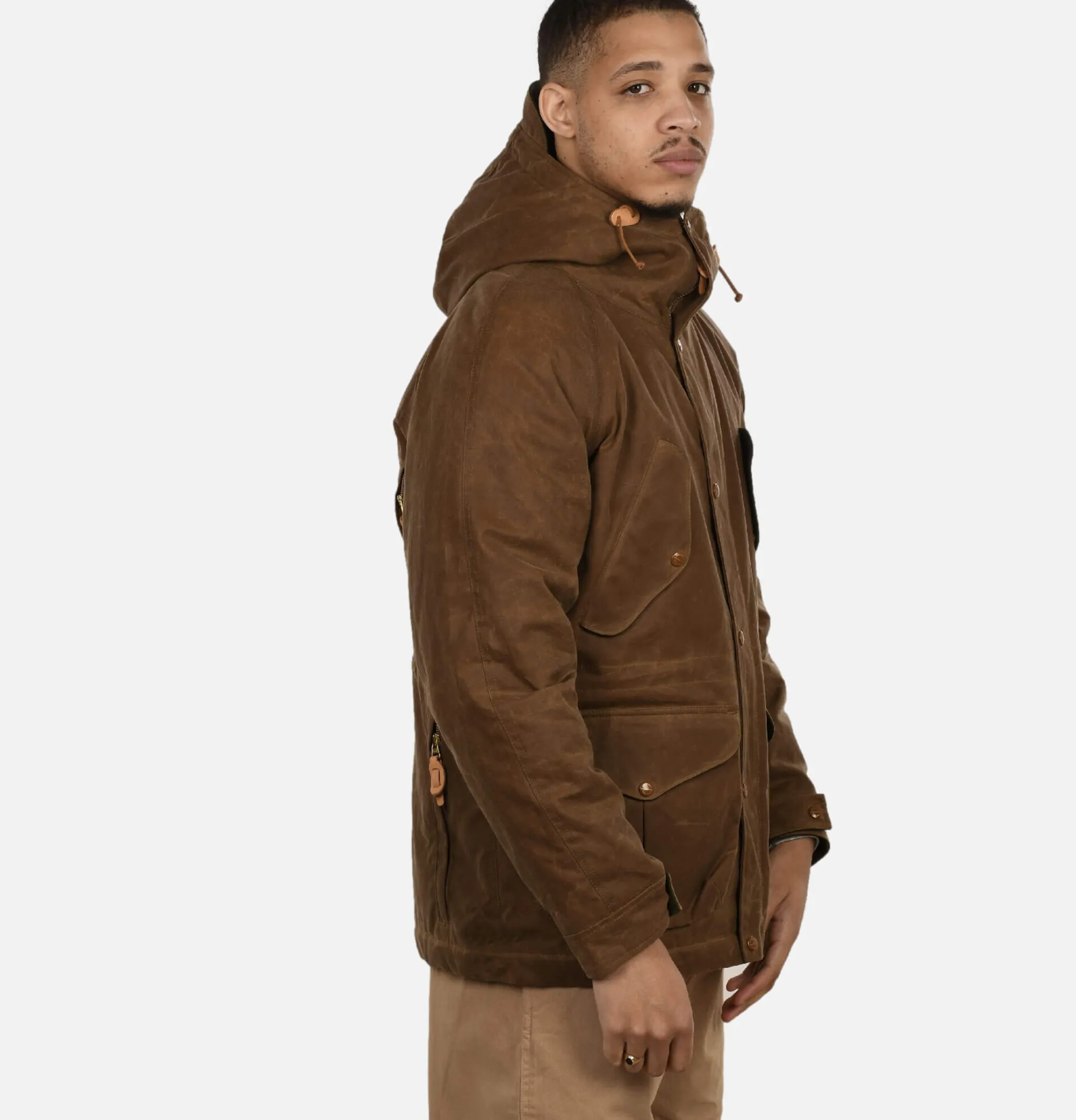 MANIFATTURA CECCARELLI Parka Fisherman Dark Tan< Blousons & Manteaux