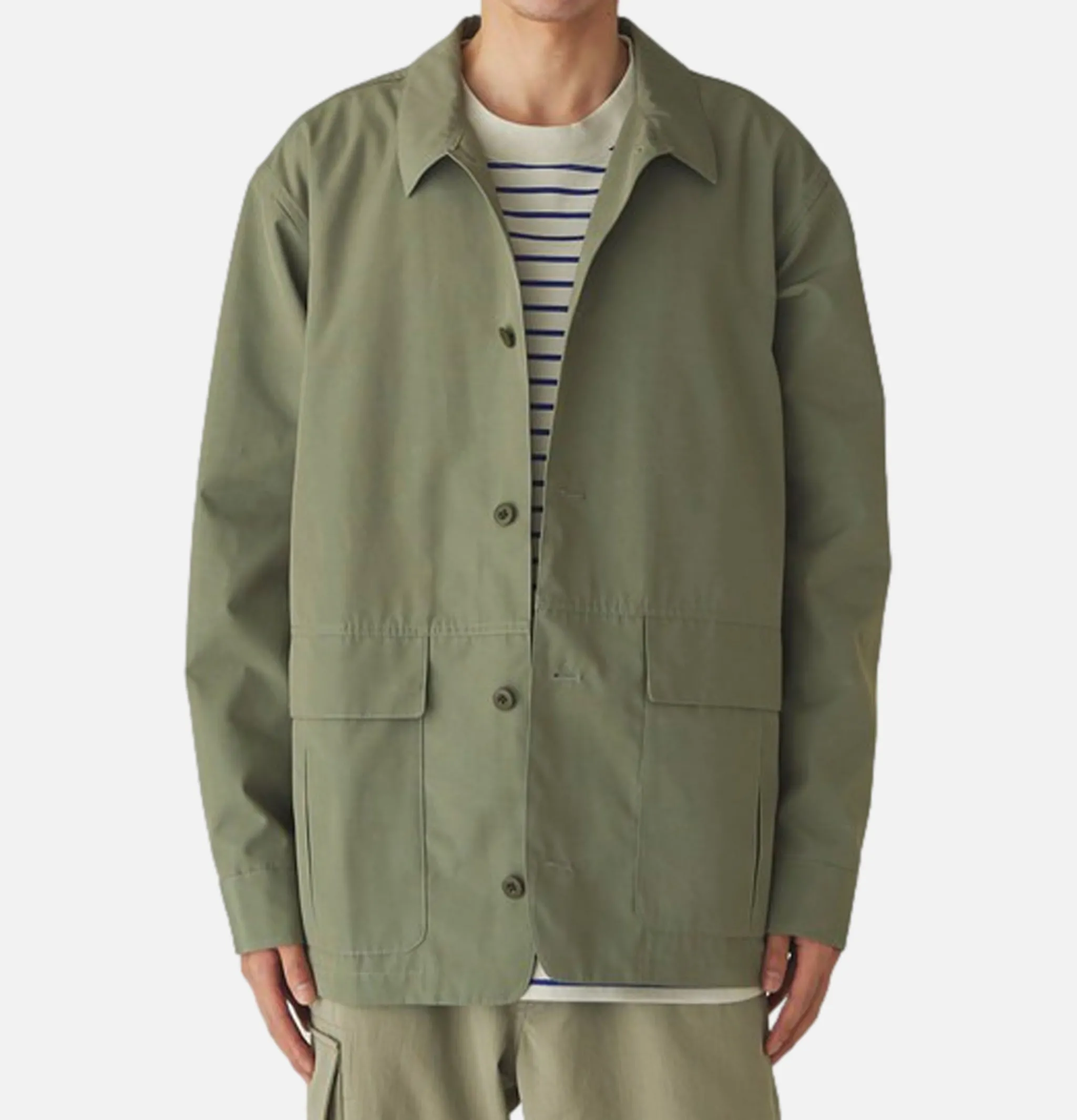 SNOW PEAK Pe/co Weather Jacket Khaki< Vestes