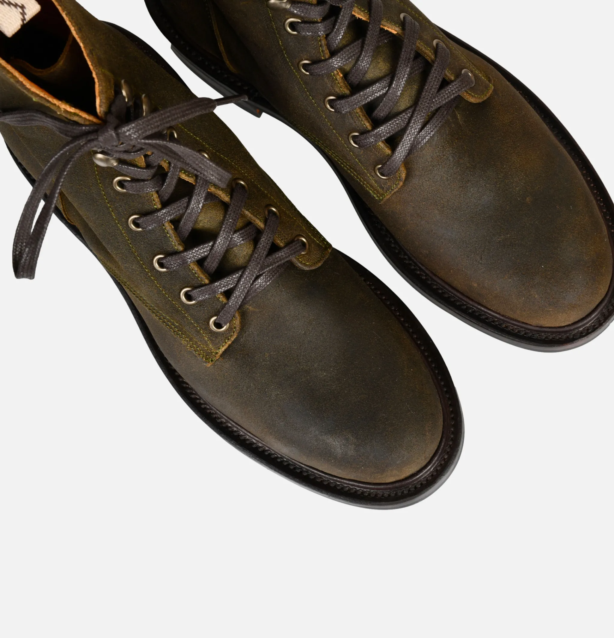 UNMARKED Plain Toe Db Hunter Waxed Olive<Homme Bottes