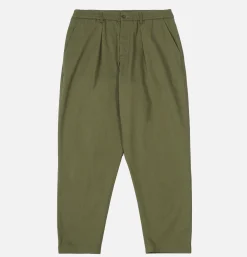 UNIVERSAL WORKS Pleated Track Pant Olive< Pantalons