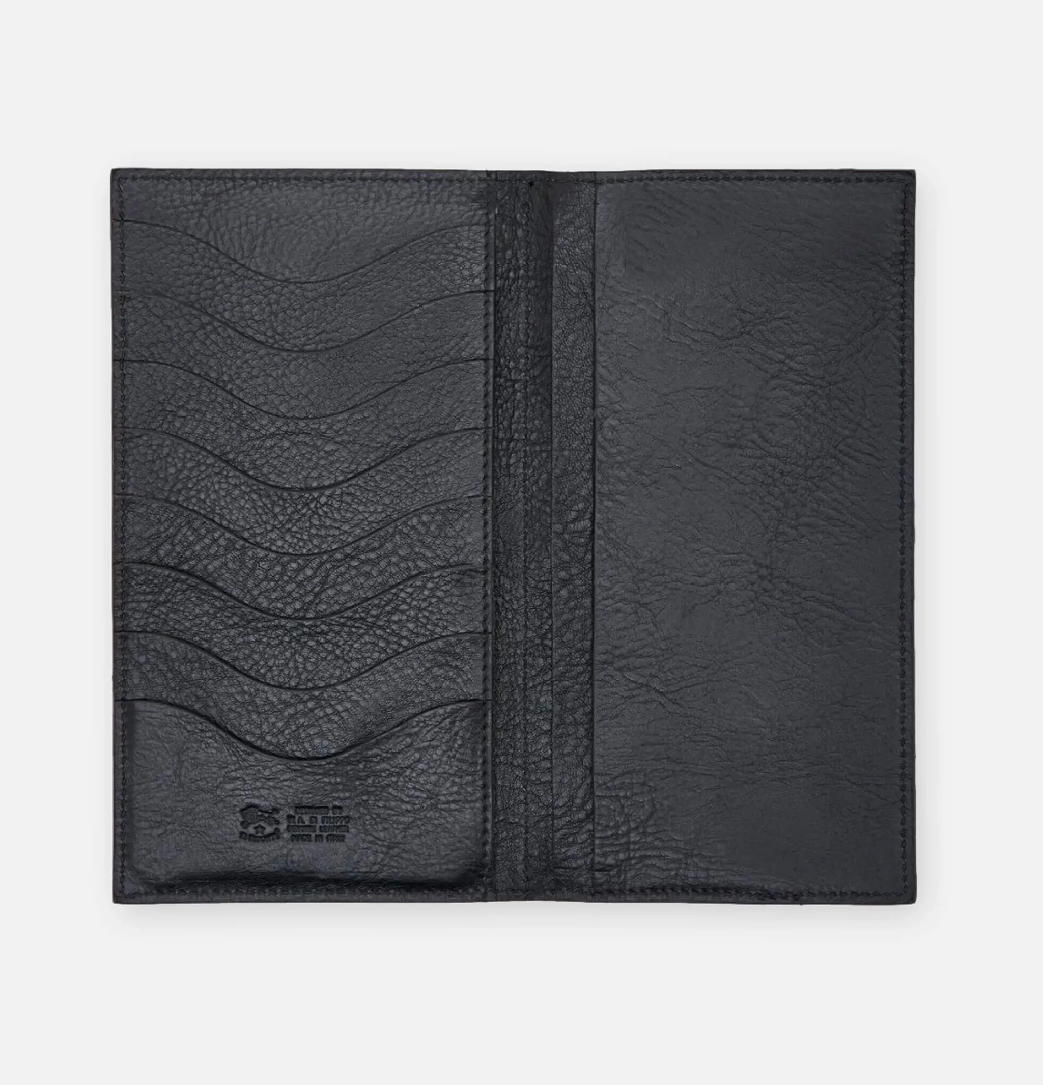 IL BISONTE Portes Cartes Noir< Petite Maroquinerie