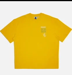 DEUS Primitive Learning Tee Yellow< T-shirts