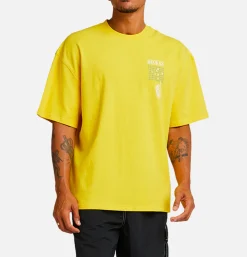 DEUS Primitive Learning Tee Yellow< T-shirts