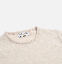 WILLIAM LOCKIE Pull Col Rond Linen< Pulls & Cardigans