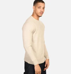 WILLIAM LOCKIE Pull Col Rond Linen< Pulls & Cardigans
