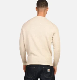 WILLIAM LOCKIE Pull Col Rond Linen< Pulls & Cardigans