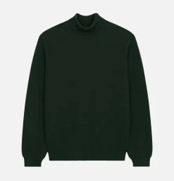 NITTO KNITWEAR Pull Col Roulé Youri Green< Pulls & Cardigans