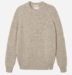 PEREGRINE Pull Ford Crew Oatmeal< Pulls & Cardigans