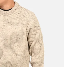 PEREGRINE Pull Ford Crew Oatmeal< Pulls & Cardigans
