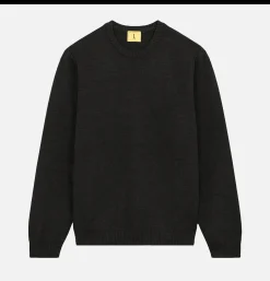 NITTO KNITWEAR Pull Youri Col Rond Anthracite< Pulls & Cardigans