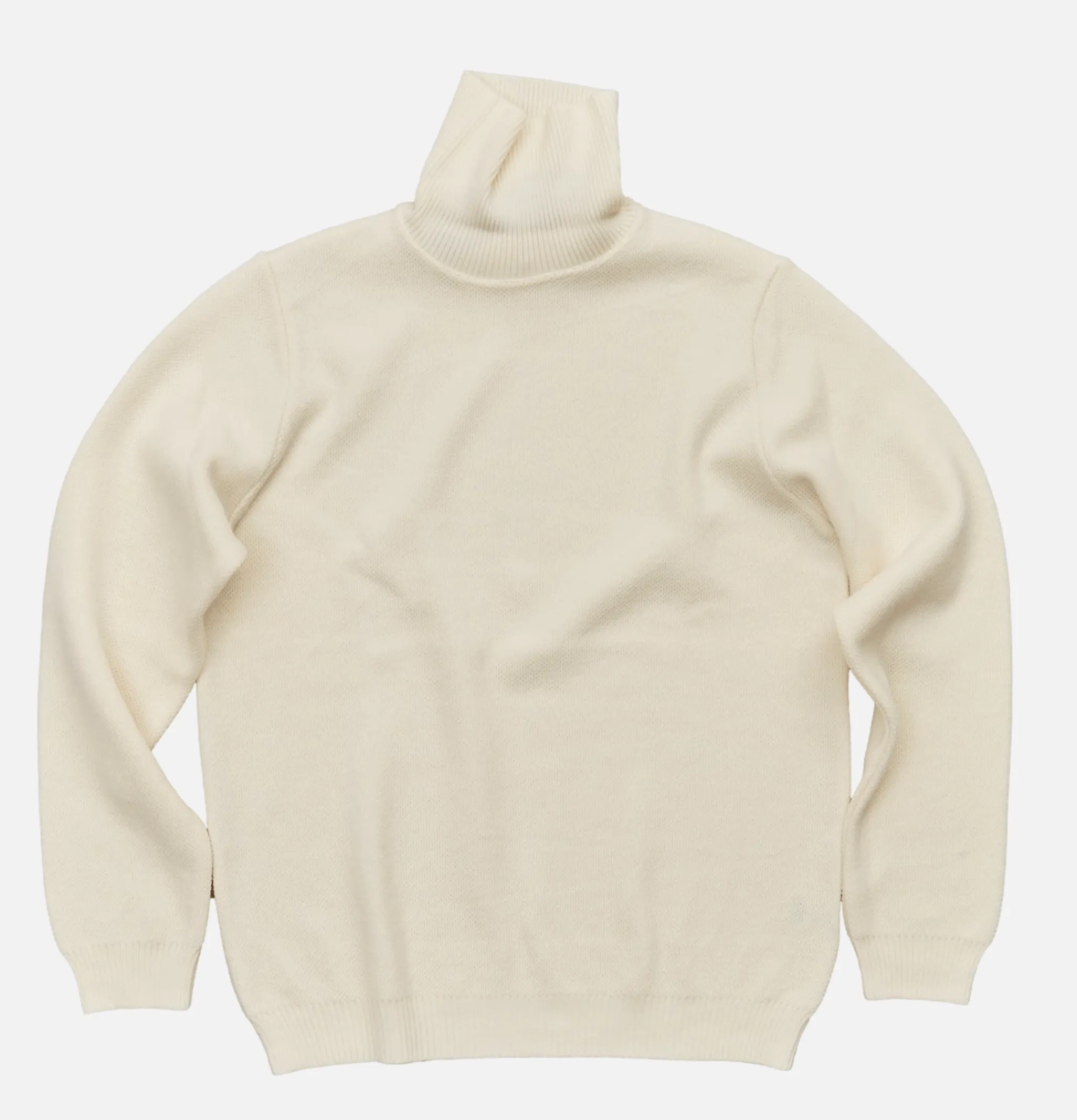 NITTO KNITWEAR Pull Youri Col Roule Ecru< Pulls & Cardigans
