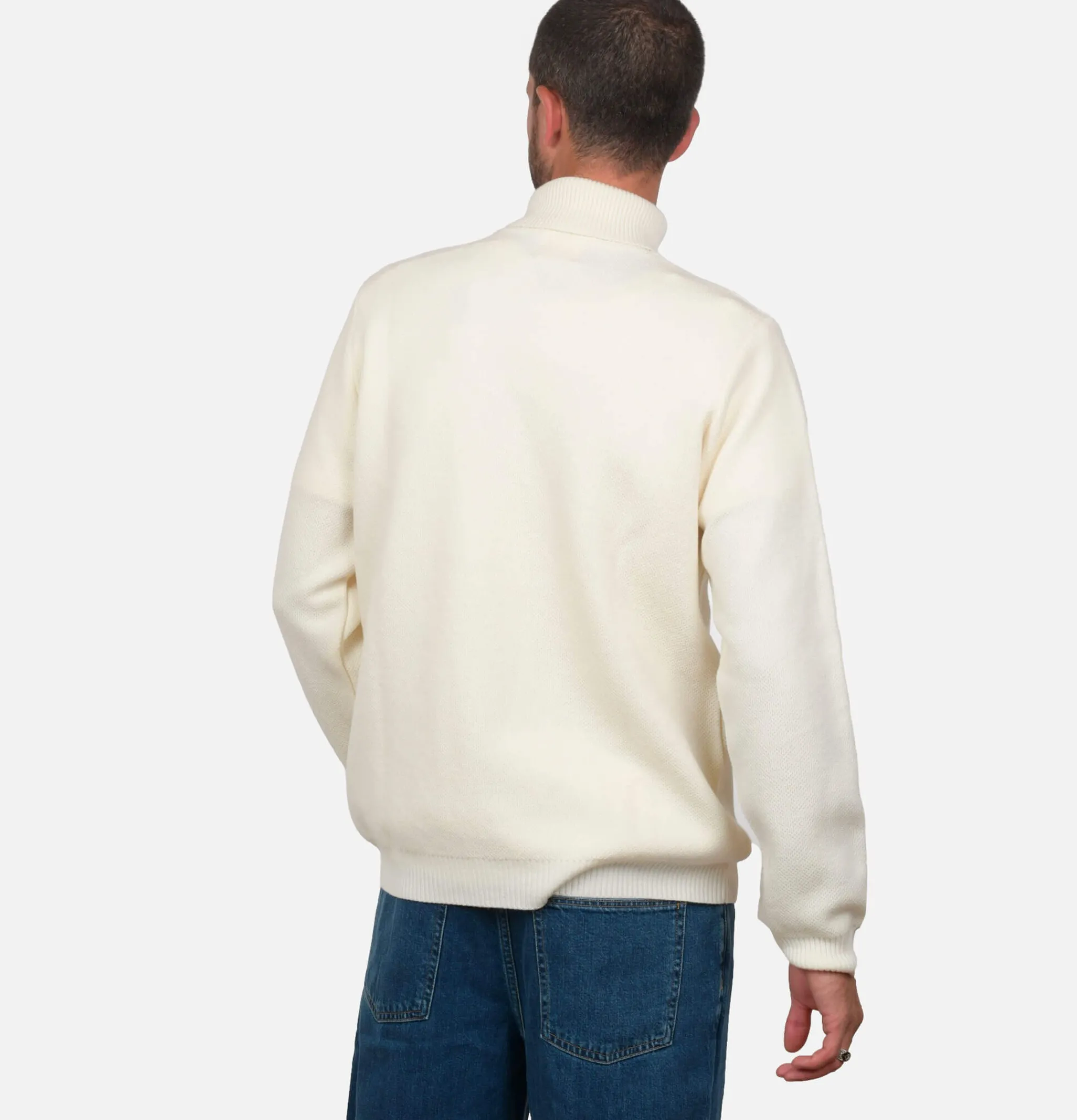NITTO KNITWEAR Pull Youri Col Roule Ecru< Pulls & Cardigans