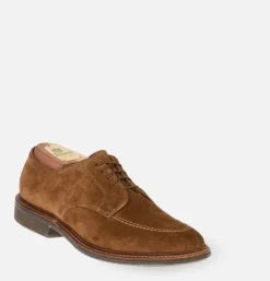 ALDEN SHOE CO 702R - Plain Toe Derby Snuff Suede<Homme Chaussures