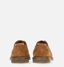 ALDEN SHOE CO 702R - Plain Toe Derby Snuff Suede<Homme Chaussures