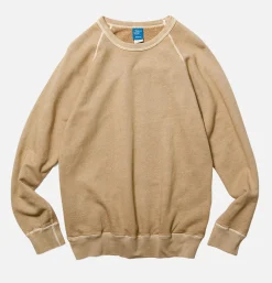 GOOD ON Raglan Crew Sweat Latte< Sweats & Polaires