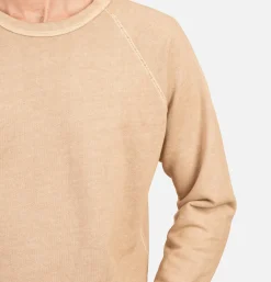 GOOD ON Raglan Crew Sweat Latte< Sweats & Polaires