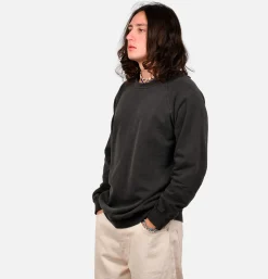 GOOD ON Raglan Crew Sweat P-black< Sweats & Polaires