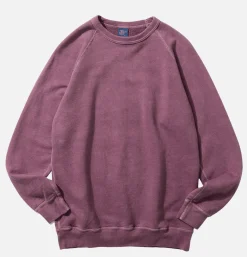 GOOD ON Raglan Crewneck Sweat Azuki< Sweats & Polaires