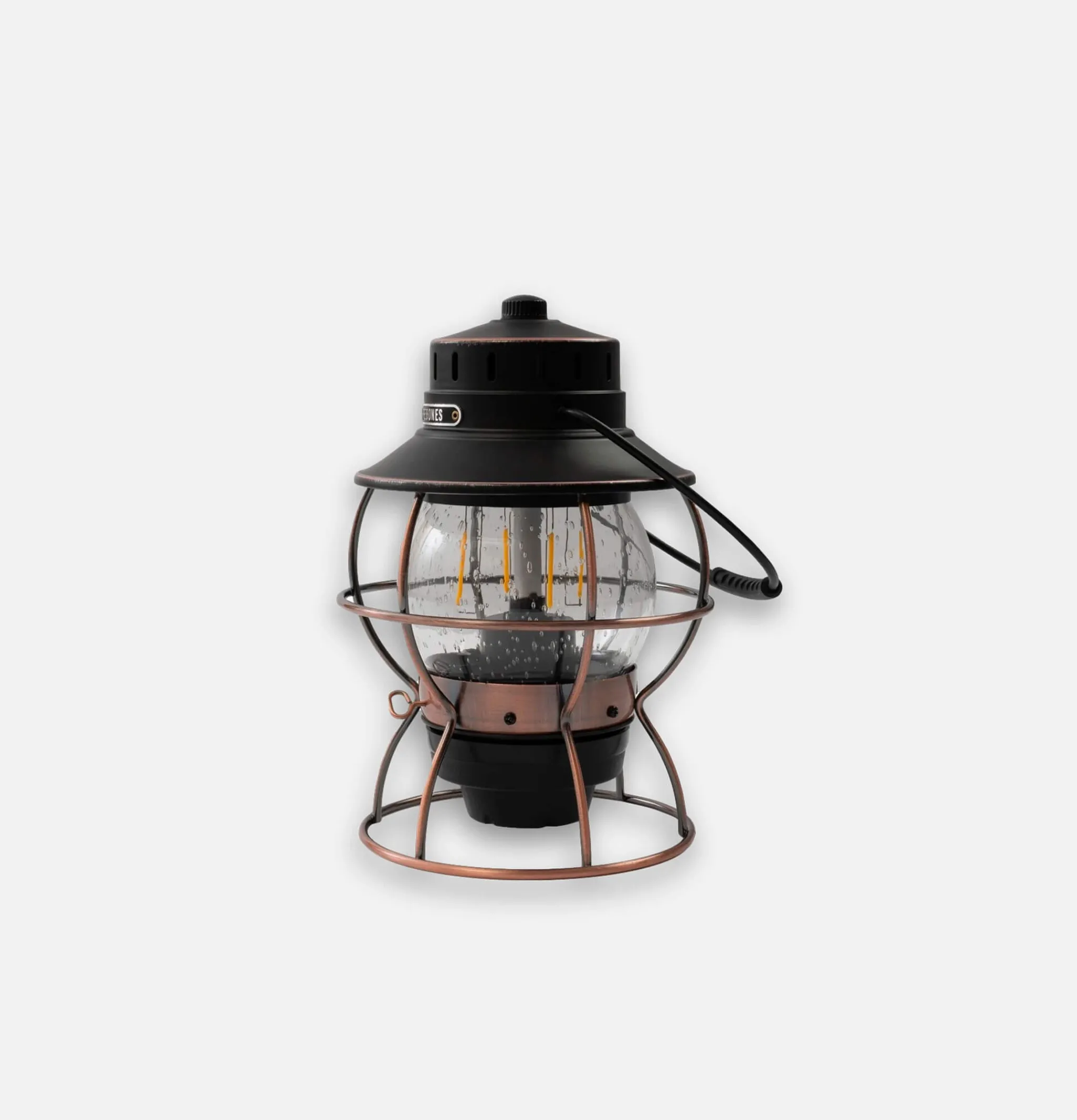 BAREBONES Railroad Lantern Bronze USB< Outdoor