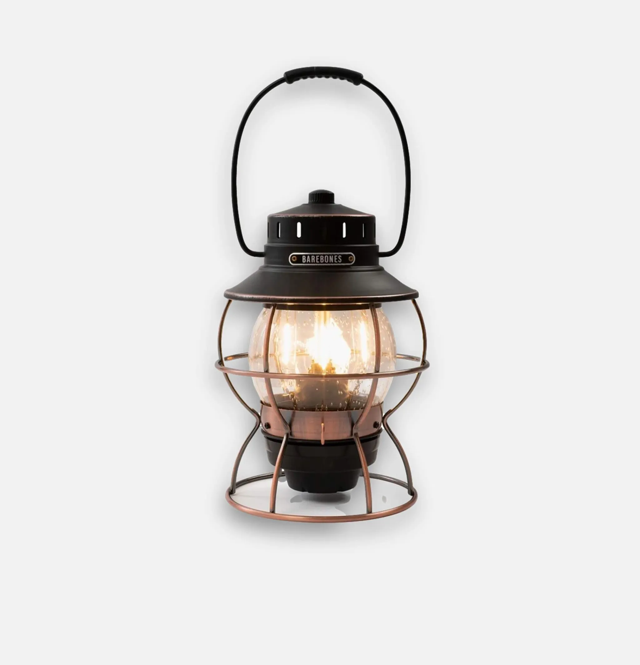 BAREBONES Railroad Lantern Bronze USB< Outdoor