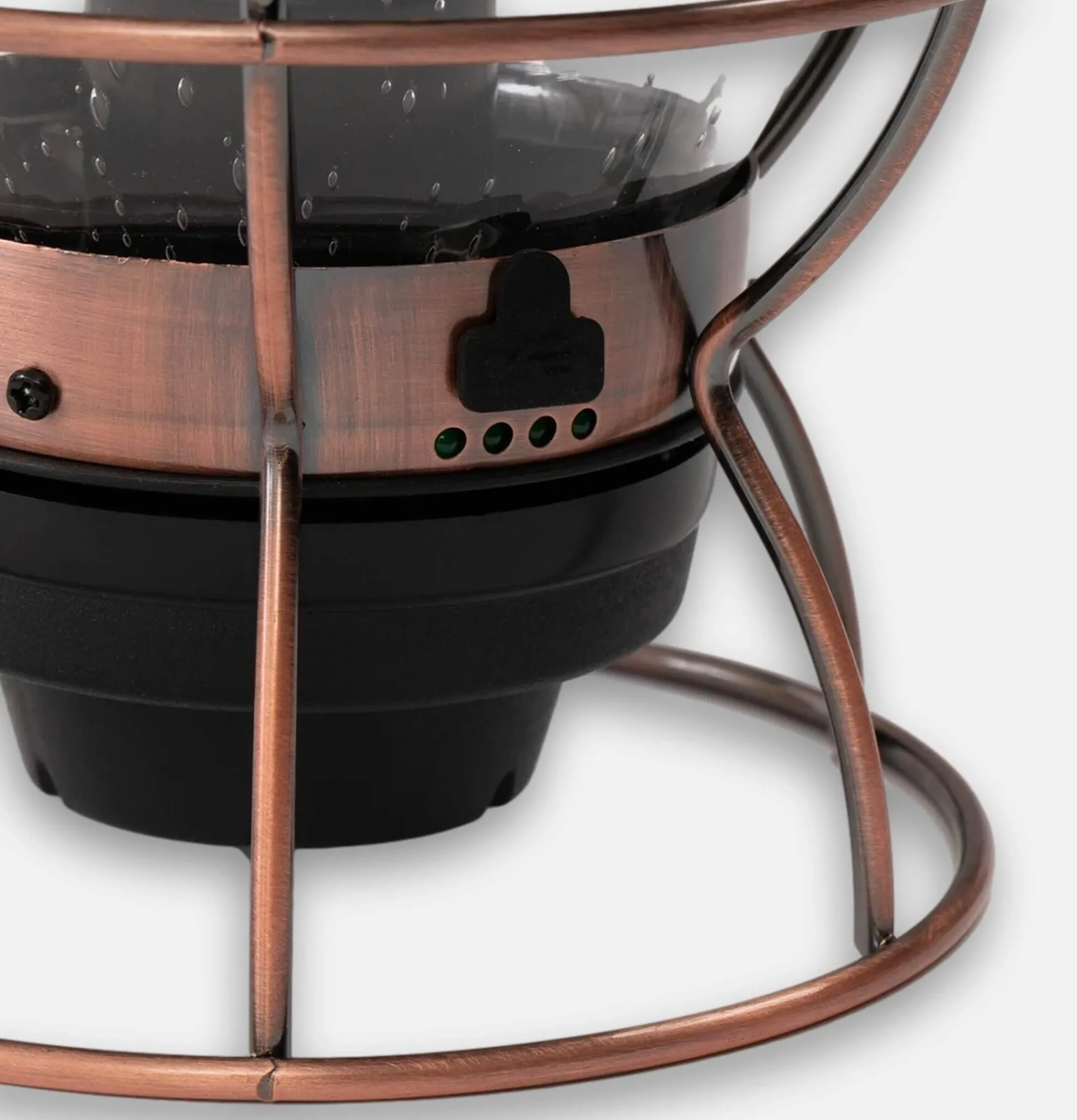 BAREBONES Railroad Lantern Bronze USB< Outdoor