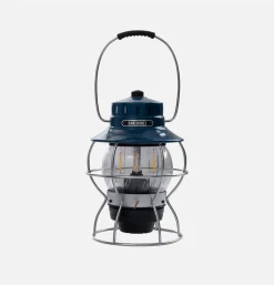 BAREBONES Railroad Lantern Ocean Blue< Outdoor